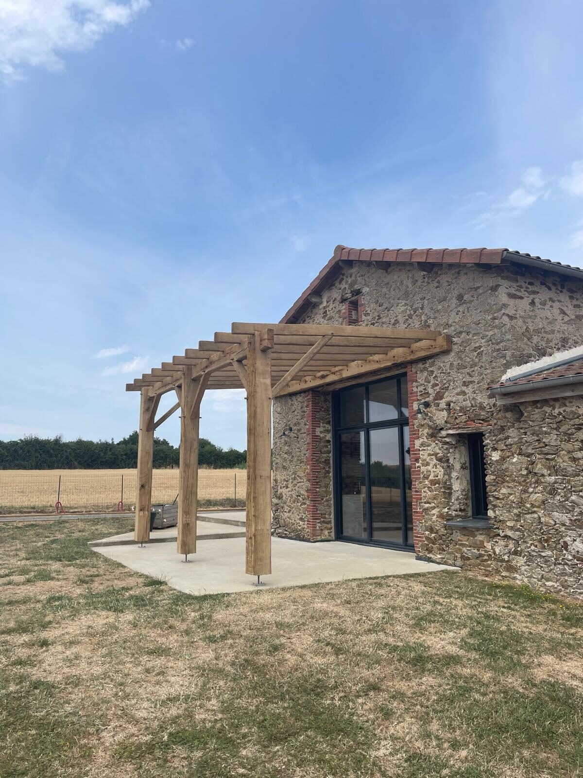 Pergola en bois sur mesure