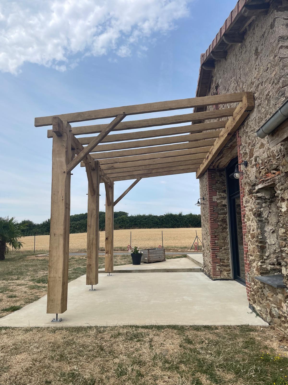 Pergola et terrasse en bois sur mesure