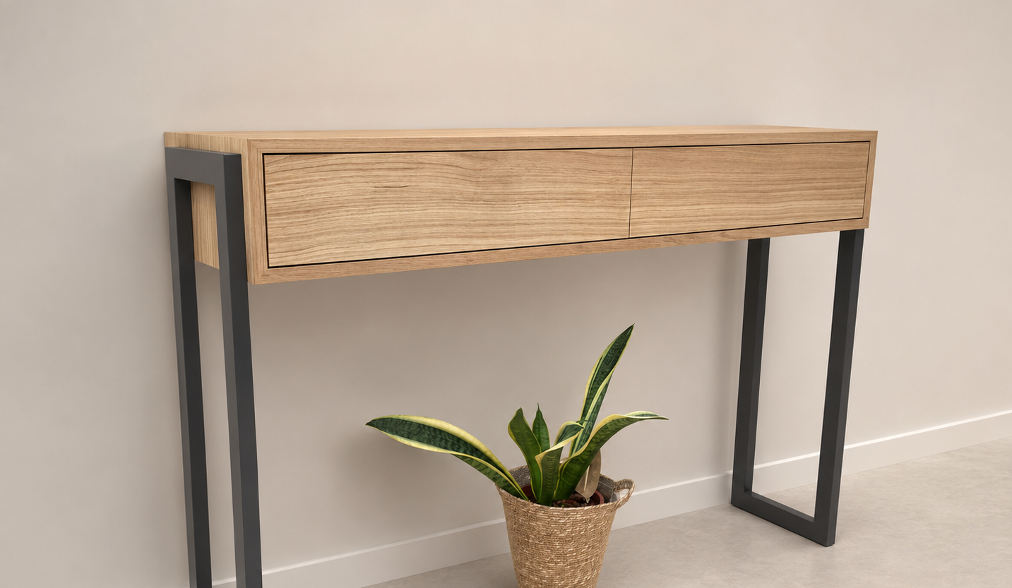 Mobilier en bois massif réalisé sur mesure